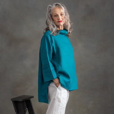 Cairo linen top