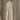 A long-sleeved, asymmetrical linen dress in a light oatmeal beige color, displayed on a mannequin against a soft, draped fabric backdrop.