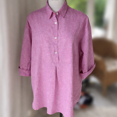 Pink Linen Shirt