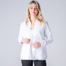 Load image into Gallery viewer, Classic white linen shirt
